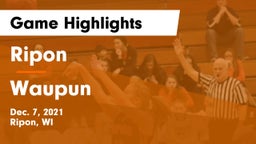 Ripon  vs Waupun  Game Highlights - Dec. 7, 2021