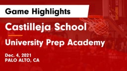 Castilleja School vs University Prep Academy Game Highlights - Dec. 4, 2021