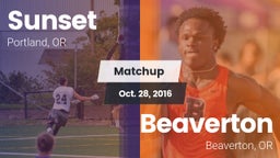 Matchup: Sunset  vs. Beaverton  2016