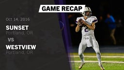 Recap: Sunset  vs. Westview  2016