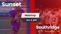 Matchup: Sunset  vs. Southridge  2017
