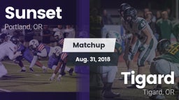 Matchup: Sunset  vs. Tigard  2018