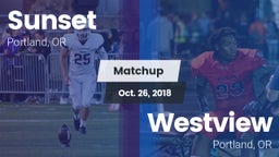 Matchup: Sunset  vs. Westview  2018