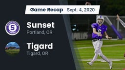 Recap: Sunset  vs. Tigard  2020
