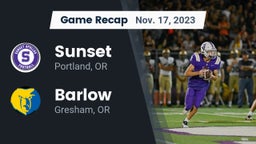 Recap: Sunset  vs. Barlow  2023