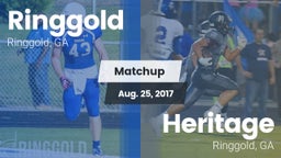Matchup: Ringgold  vs. Heritage  2017