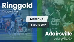 Matchup: Ringgold  vs. Adairsville  2017