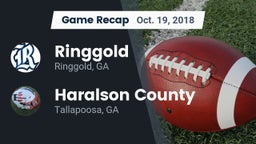 Recap: Ringgold  vs. Haralson County  2018