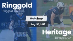 Matchup: Ringgold  vs. Heritage  2019