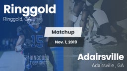 Matchup: Ringgold  vs. Adairsville  2019