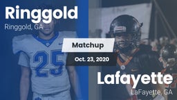 Matchup: Ringgold  vs. Lafayette  2020