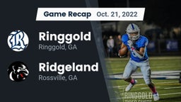 Recap: Ringgold  vs. Ridgeland  2022