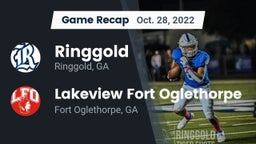 Recap: Ringgold  vs. Lakeview Fort Oglethorpe  2022