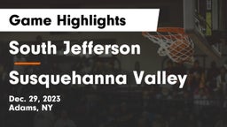 South Jefferson  vs Susquehanna Valley Game Highlights - Dec. 29, 2023