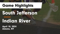 South Jefferson  vs Indian River  Game Highlights - April 18, 2024