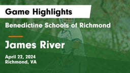 Benedictine Schools of Richmond vs James River  Game Highlights - April 22, 2024