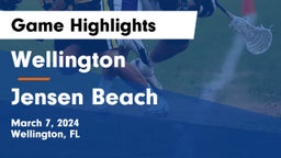 Wellington  vs Jensen Beach  Game Highlights - March 7, 2024