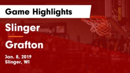Slinger  vs Grafton  Game Highlights - Jan. 8, 2019