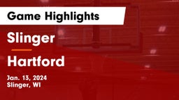 Slinger  vs Hartford  Game Highlights - Jan. 13, 2024