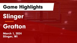 Slinger  vs Grafton  Game Highlights - March 1, 2024
