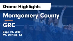 Montgomery County  vs GRC Game Highlights - Sept. 24, 2019