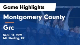 Montgomery County  vs Grc Game Highlights - Sept. 14, 2021