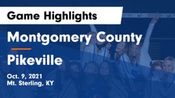 Montgomery County  vs Pikeville Game Highlights - Oct. 9, 2021