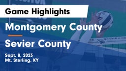 Montgomery County  vs Sevier County Game Highlights - Sept. 8, 2023