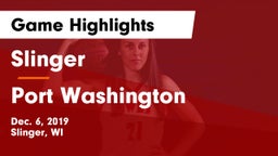 Slinger  vs Port Washington  Game Highlights - Dec. 6, 2019