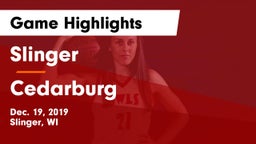 Slinger  vs Cedarburg  Game Highlights - Dec. 19, 2019