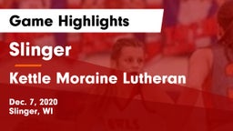 Slinger  vs Kettle Moraine Lutheran  Game Highlights - Dec. 7, 2020