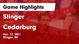 Slinger  vs Cedarburg  Game Highlights - Jan. 12, 2021