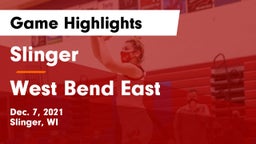 Slinger  vs West Bend East  Game Highlights - Dec. 7, 2021