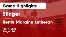 Slinger  vs Kettle Moraine Lutheran  Game Highlights - Jan. 4, 2022