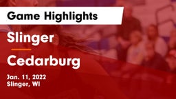 Slinger  vs Cedarburg  Game Highlights - Jan. 11, 2022
