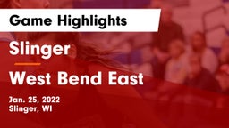 Slinger  vs West Bend East  Game Highlights - Jan. 25, 2022