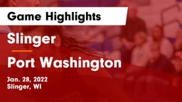 Slinger  vs Port Washington  Game Highlights - Jan. 28, 2022