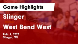 Slinger  vs West Bend West  Game Highlights - Feb. 7, 2023