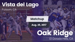 Matchup: Vista del Lago High vs. Oak Ridge  2017