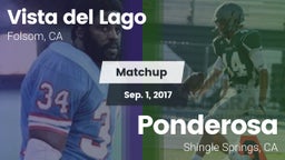 Matchup: Vista del Lago High vs. Ponderosa  2017