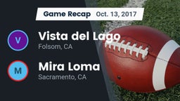 Recap: Vista del Lago  vs. Mira Loma  2017