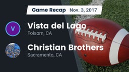 Recap: Vista del Lago  vs. Christian Brothers  2017