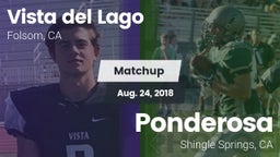 Matchup: Vista del Lago High vs. Ponderosa  2018