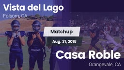 Matchup: Vista del Lago High vs. Casa Roble 2018