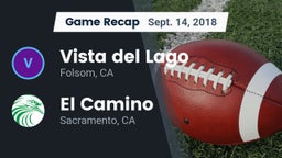 Recap: Vista del Lago  vs. El Camino  2018