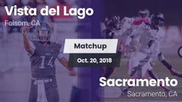Matchup: Vista del Lago High vs. Sacramento  2018
