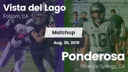 Matchup: Vista del Lago High vs. Ponderosa  2019