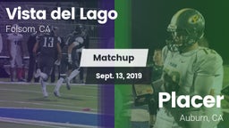 Matchup: Vista del Lago High vs. Placer  2019