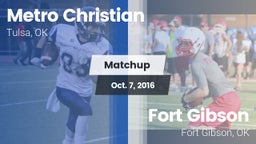 Matchup: Metro Christian vs. Fort Gibson  2016