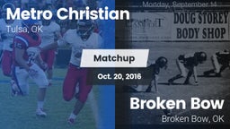 Matchup: Metro Christian vs. Broken Bow  2016